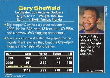 2000 Sports Illustrated for Kids II (Dec 2000) #8 Gary Sheffield Back