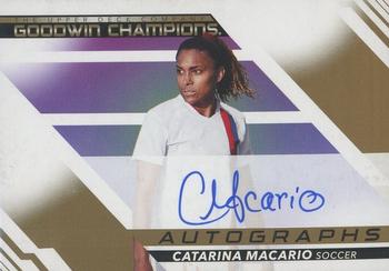 2022 Upper Deck Goodwin Champions - Horizontal Autographs #HA-CM Catarina Macario Front