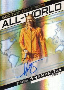 2022 Upper Deck Goodwin Champions - All-World Gold Auto #AW-10 Maria Sharapova Front
