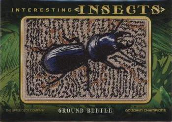 2022 Upper Deck Goodwin Champions - Interesting Insects Manufactured Patches #IP-5 Ground Beetle Front
