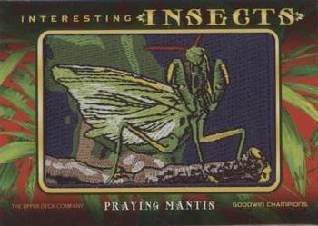 2022 Upper Deck Goodwin Champions - Interesting Insects Manufactured Patches #IP-99 Praying Mantis Front