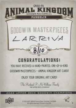 2022 Upper Deck Goodwin Champions - Animal Kingdom Masterpieces Original Art #GMAK-PA Pangolin Back