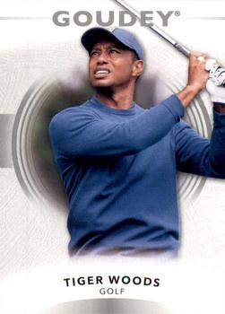 2022 Upper Deck Goodwin Champions - Goudey #G25 Tiger Woods Front