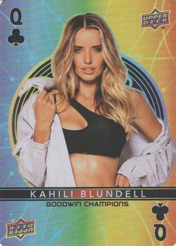 2022 Upper Deck Goodwin Champions - Playing Cards #Q♣ Kahili Blundell Front