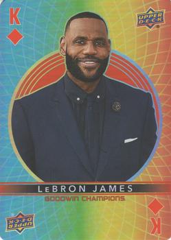 2022 Upper Deck Goodwin Champions - Playing Cards #K♦ LeBron James Front