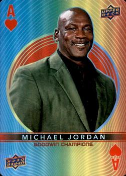 2022 Upper Deck Goodwin Champions - Playing Cards #A♥ Michael Jordan Front