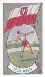 1936 Allen's Sports and Flags of Nations - Irish Moss Gum Jubes #36 Poland Front