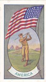 1936 Allen's Sports and Flags of Nations - Q-T Fruit Drops #20 America Front