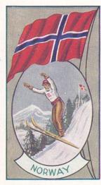 1936 Allen's Sports and Flags of Nations - Steam Rollers #17 Norway Front