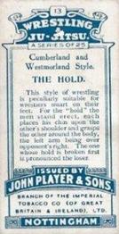1911 Player's Wrestling & Ju-Jitsu (Blue back) #13 Cumberland and Westmorland style The hold Back