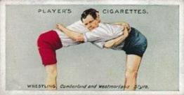1911 Player's Wrestling & Ju-Jitsu (Blue back) #13 Cumberland and Westmorland style The hold Front
