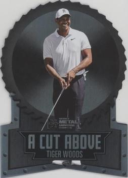 2022 SkyBox Metal Universe Champions - A Cut Above #ACA-10 Tiger Woods Front
