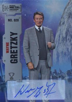2022 SkyBox Metal Universe Champions - Base Autographs #20 Wayne Gretzky Front