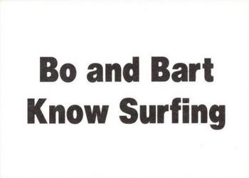 1990 Bart Knows Gray (unlicensed) #NNO Bo Jackson / Bart Simpson Back