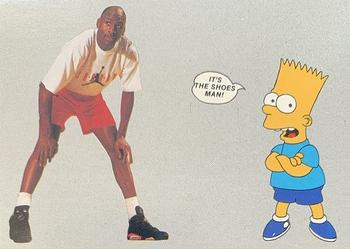 1990 Bart Knows Gray (unlicensed) #NNO Michael Jordan / Bart Simpson Front