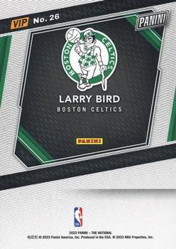 2023 Panini National Convention Gold VIP #26 Larry Bird Back