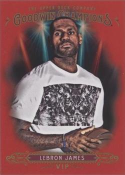 2018 Upper Deck Goodwin Champions - VIP Prizes Red #P2 LeBron James Front