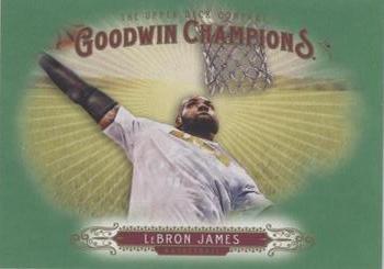 2018 Upper Deck Goodwin Champions - Green #100 LeBron James Front