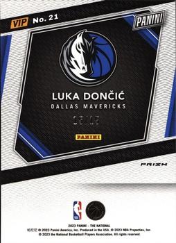 2023 Panini National Convention Gold VIP - Red/White/Blue #21 Luka Doncic Back