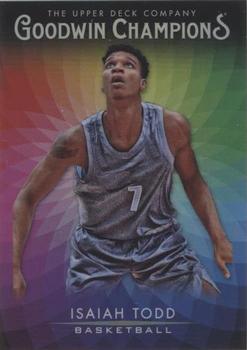 2021 Upper Deck Goodwin Champions - Platinum Color Wheel #4 Isaiah Todd Front