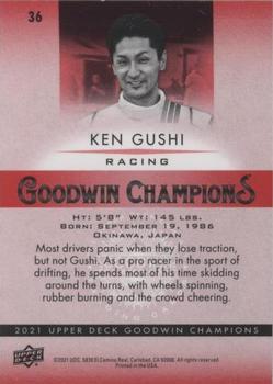 2021 Upper Deck Goodwin Champions - Platinum Color Wheel #36 Ken Gushi Back