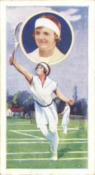 1930 J.A. Pattreiouex Celebrities In Sport #32 Miss Betty Nuthall Front