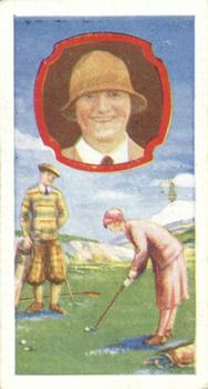 1930 J.A. Pattreiouex Celebrities In Sport #41 Miss C. Leitch Front