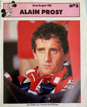 1989 Le Journal de Mickey Les as du sport 1989 #2 Alain Prost Front
