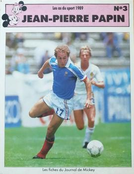 1989 Le Journal de Mickey Les as du sport 1989 #3 Jean-Pierre Papin Front