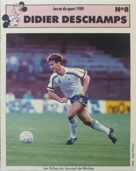 1989 Le Journal de Mickey Les as du sport 1989 #8 Didier Deschamps Front