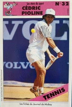 1993 Le Journal de Mickey Les stars du sport #32 Cedric Pioline Front