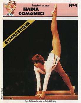 1991 Le Journal de Mickey Les géants du sport #4 Nadia Comaneci Front
