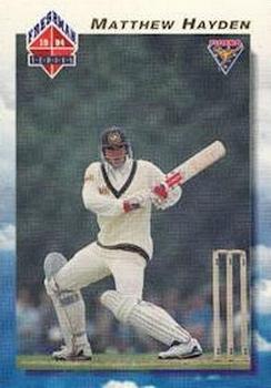 1994 15th National Sports Collectors Convention Promos - Futera Australian Sports Cards Uncut Sheet Promo #CC2 Matthew Hayden Front