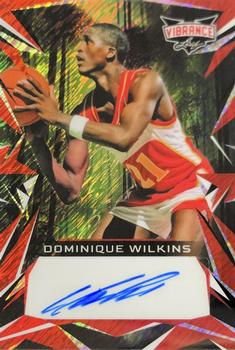 2023 Leaf Vibrance - Shimmer Red Pre-Production Proof #NNO Dominique Wilkins Front