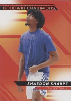 2022 Upper Deck Goodwin Champions - Photo Variations Red #12 Shaedon Sharpe Front