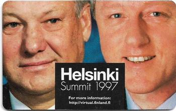 1995-01 HPY Phonecards (Finnish) #HPY-E62 Helsinki Summit 1997 Front