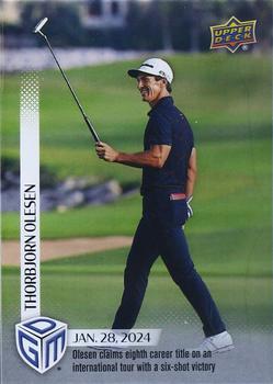 2024 Upper Deck Game Dated Moments #2 Thorbjorn Olesen Front