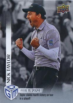 2024 Upper Deck Game Dated Moments - Silver #5 Nick Taylor Front