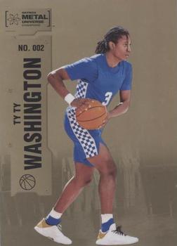 2022 SkyBox Metal Universe Champions - Gold Spectrum #002 Ty Ty Washington Front