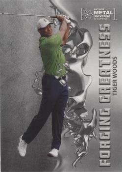 2022 SkyBox Metal Universe Champions - Forging Greatness Achievements #FG-6 Tiger Woods Front
