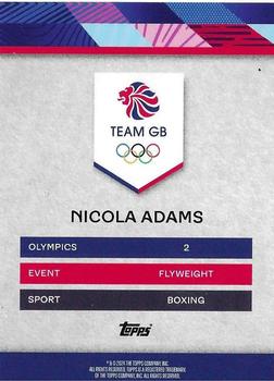 2024 Topps Team GB Olympic #NNO Nicola Adams Back