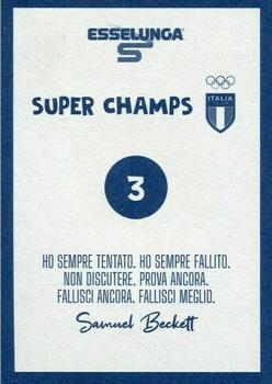 2021 Esselunga Super Champs Stickers #3 Japanese Flag Back