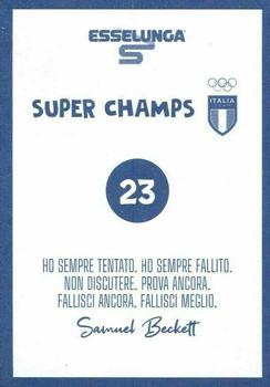 2021 Esselunga Super Champs Stickers #23 Larissa Iapichino Back