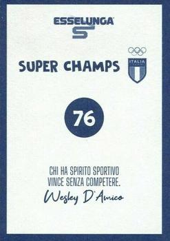 2021 Esselunga Super Champs Stickers #76 Odette Giuffrida Back