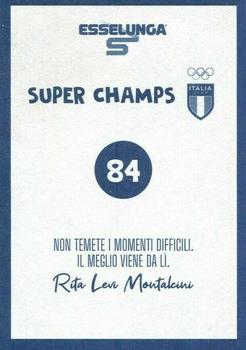 2021 Esselunga Super Champs Stickers #84 Mattia Busato Back