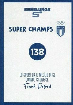 2021 Esselunga Super Champs Stickers #138 Water Polo Back