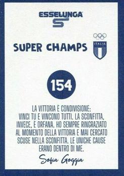2021 Esselunga Super Champs Stickers #154 Lorenzo Sonego Back