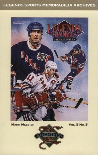 1993-94 Legends Sports Memorabilia Archives Postcards (Subscriptions offer) #NNO Mark Messier Front