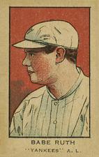 1921 W551 Strip Cards #NNO Babe Ruth Front