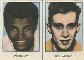 1956-65 Rekord Magasinet Sportsmen (Sweden) - Original 2-Card Panels #NNO Cassius Clay / Kjell Jarlenius Front